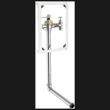 DELTA Delta Commercial 1600T Series: E-Concealed Flush Valve 4.2Lpf / 1.1Gpf 1600T6102ARI-42